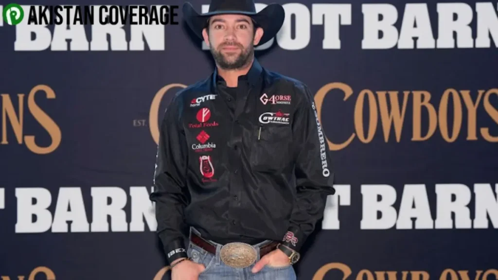 Adan Banuelos wearing a cowboy hat at a rodeo show, known for his career in horse training and growing Instagram presence.