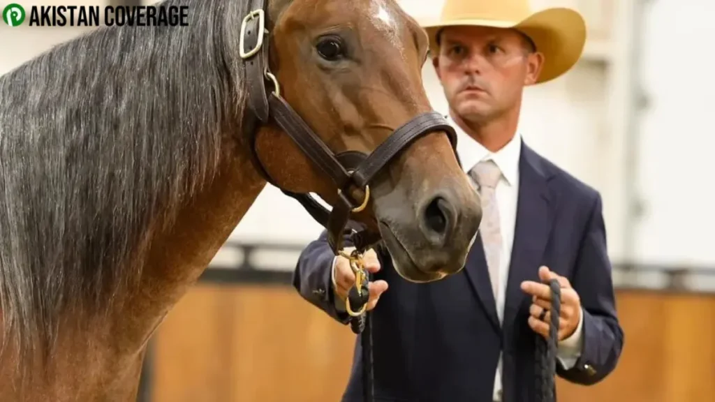 Adan Banuelos at a 2024 rodeo event, known for his multimillion-dollar career as a horse trainer and cowboy.