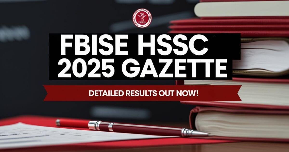 FBISE HSSC 2025 Gazette: Detailed Results Out Now!