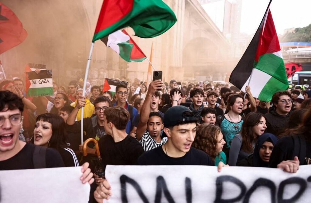 Italy’s Ports Blocked as Gaza Protests Sweep Nation