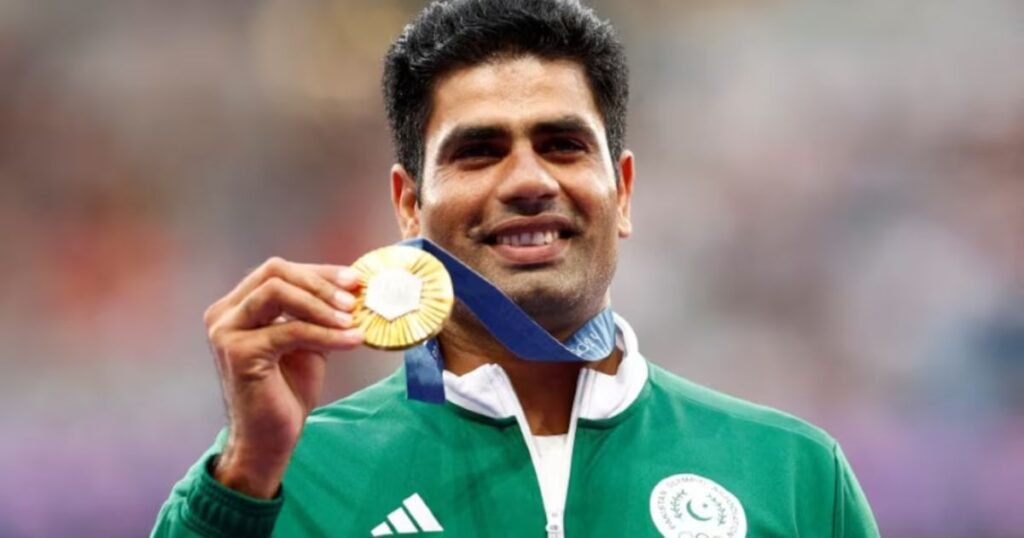 Arshad Nadeem showcasing his javelin skills – Arshad Nadeem net worth and stunning fortune revealed