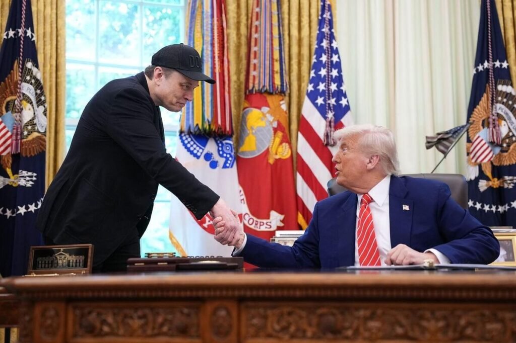 Elon Musk and Donald Trump