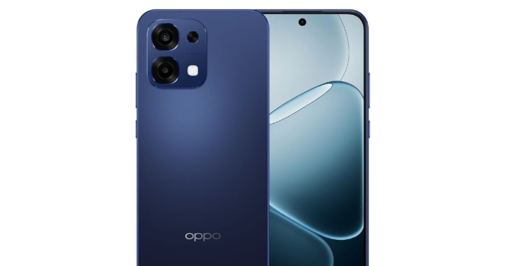 OPPO A6 Pro rear and front view showcasing camera and sensor layout