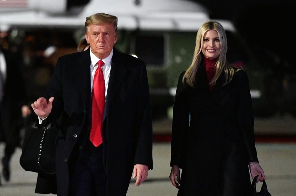 Ivanka Trump with Donald Trump