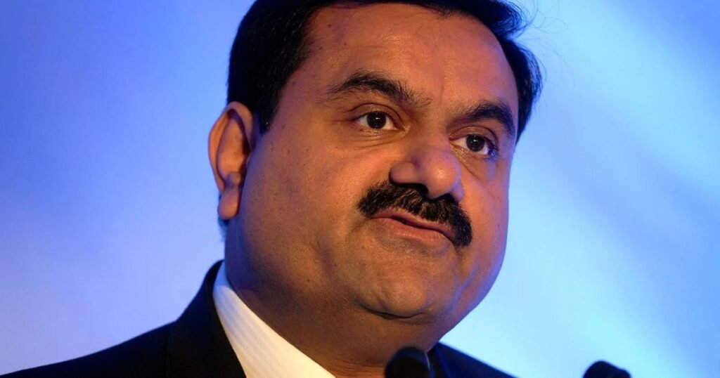 Gautam Adani speaking during the Hindenburg controversy.