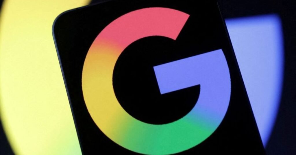 Google logo representing partnership in powering the LA28 Olympic and Paralympic Games with AI and cloud technologies.