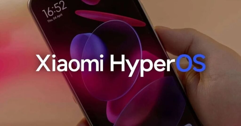 Xiaomi HyperOS 3 logo on smartphone screen highlighting upcoming Android 16-based update