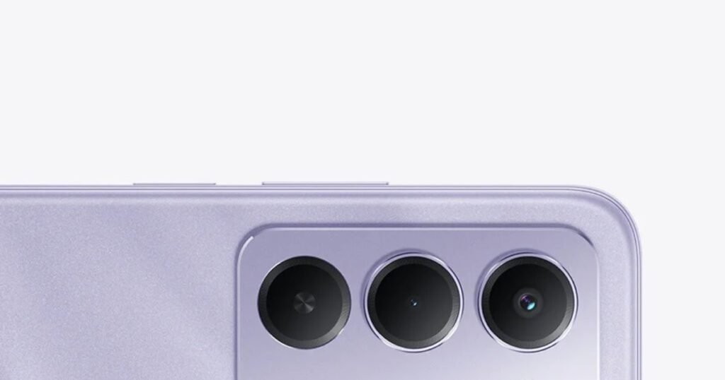 Xiaomi Redmi 15 triple camera setup with advanced photography features.